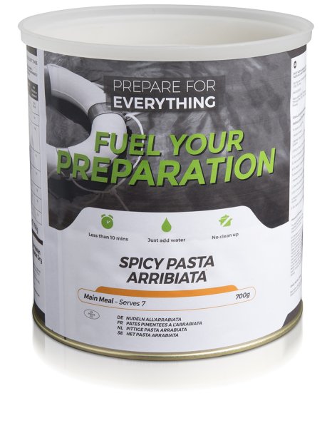Fuel Your Preparation | Spicy Pasta Arrabiata | Freeze-dried food | 700g