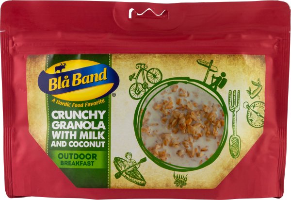 Blå Band | Crunchy granola with milk and coconut | Freeze-dried food | 150g