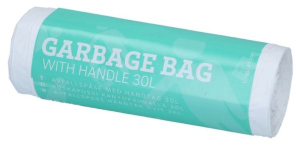 Waste bag with handle 30 L