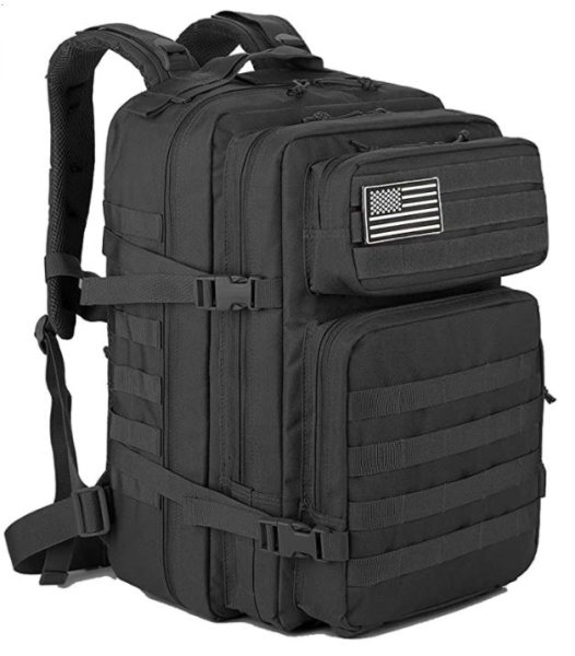 Armybag 600D Oxford Black 45L