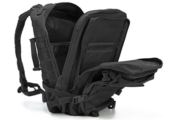 Armybag 600D Oxford Black 45L