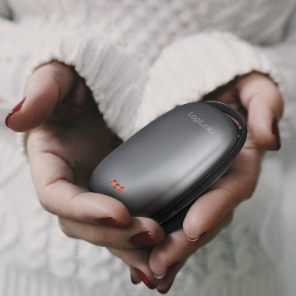Logilink PowerBank with handwarmer 4000mAh Svart