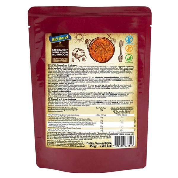 Blå Band | Stroganoff with rice and mushrooms | MRE | 450g
