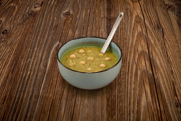LyoFood | Cream of leek and onion soup with Pecorino Romano and chickpea | Freeze-dried food | 60g
