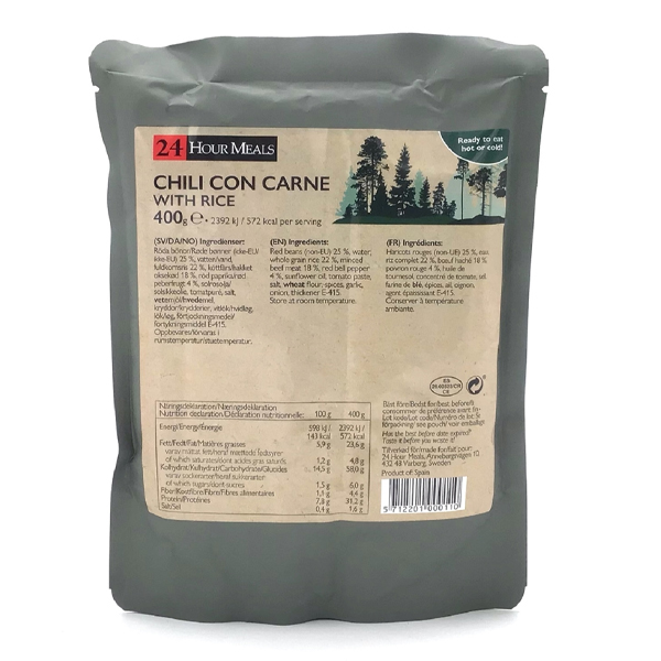 24 Hour Meals | Chili con carne | MRE | 400g