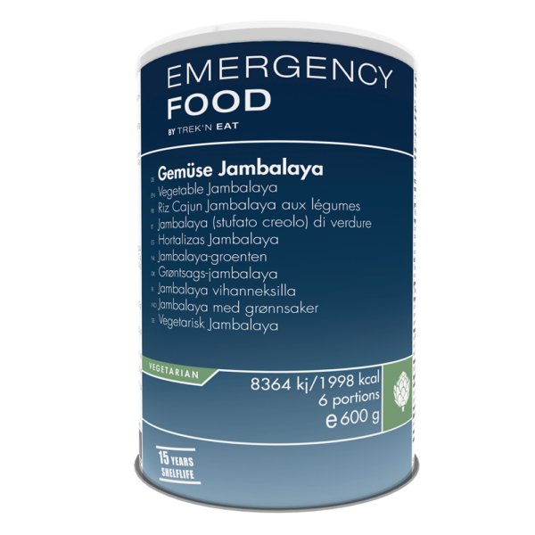 Emergency Food | Vegetable Jambalaya | Freeze-dried food | 600g