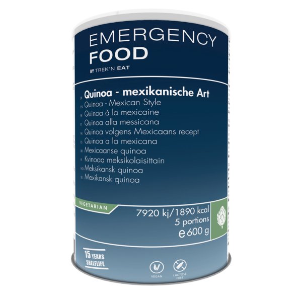 Emergency Food | Quinoa Mexican Style | Freeze-dried food | 600g
