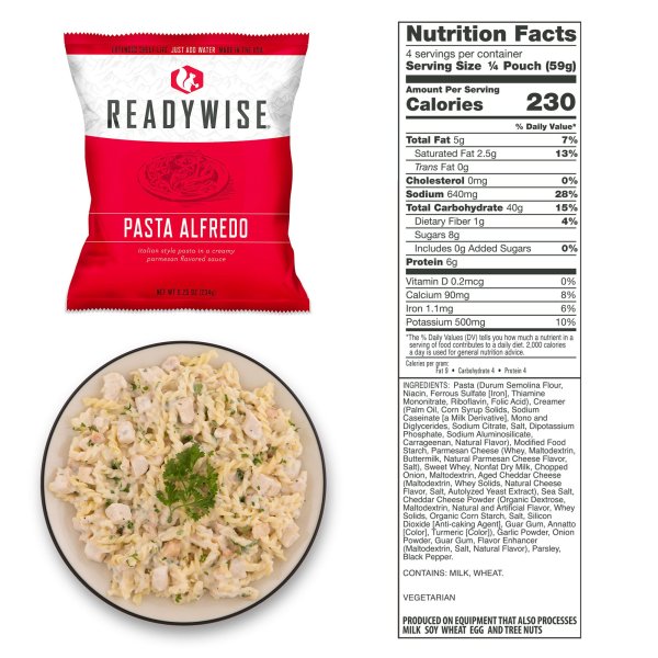 ReadyWise Food Supply | Freeze dried food | Food ration | 6580g