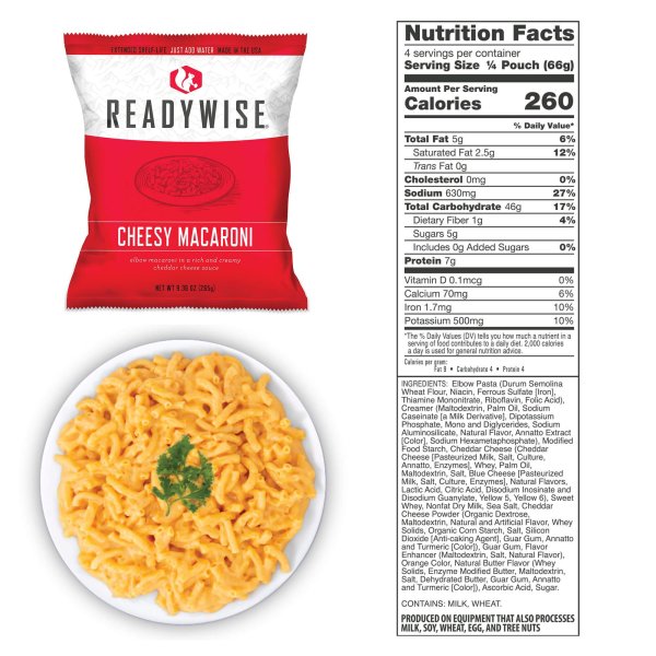 ReadyWise Food Supply | Freeze dried food | Food ration | 6580g