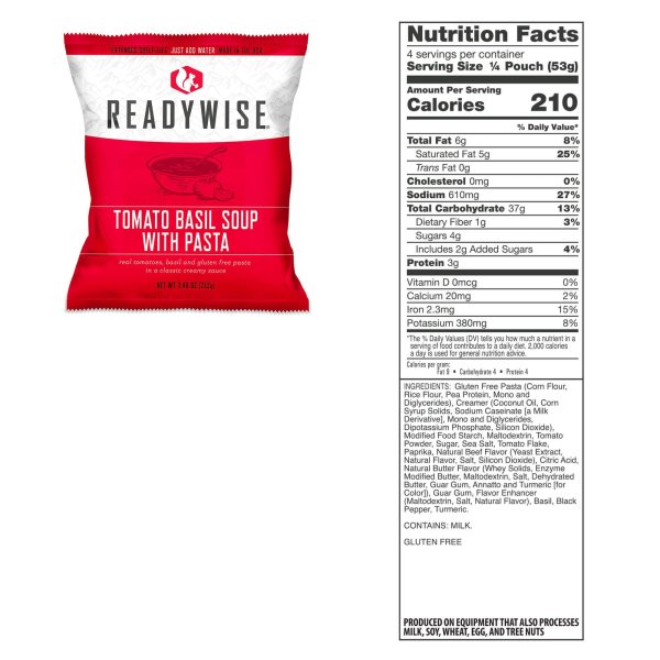 ReadyWise Entree Bucket | Freeze-dried food | Food Ration | 3360g