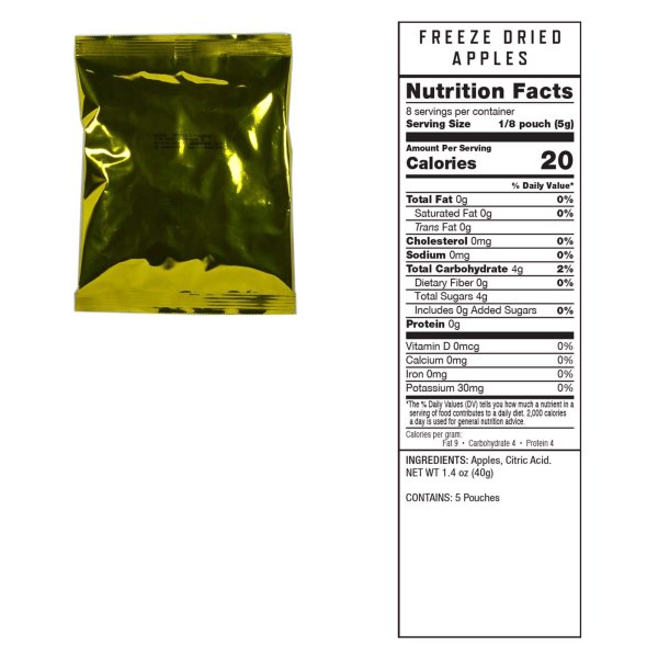 ReadyWise 120 Serving Freeze Dried Fruit Bucket | Freeze-dried food | Food Ration | 848g