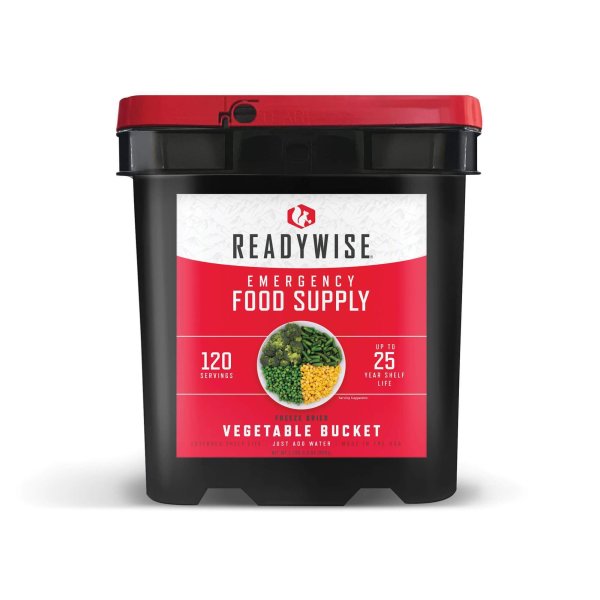 ReadyWise Freeze Dried Vegetable Bucket | Freeze-dried food | Food Ration | 926g