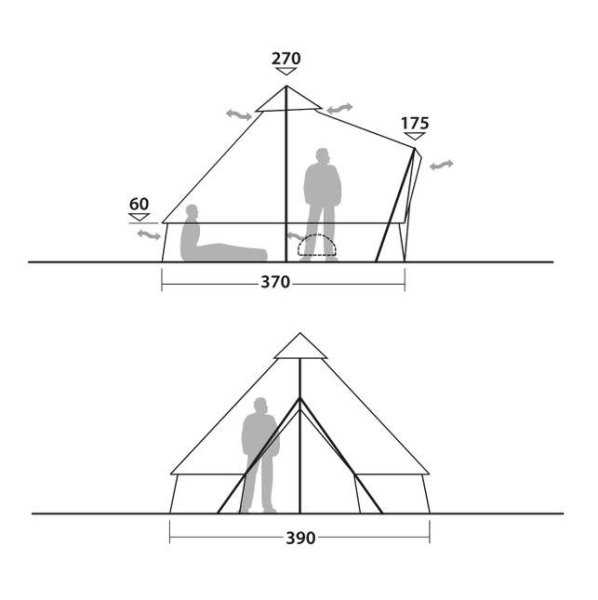 Robens Klondike | Tent hut | Family tent