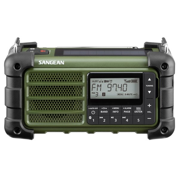 Sangean MMR99 Green | Handcranked radio with powerbank
