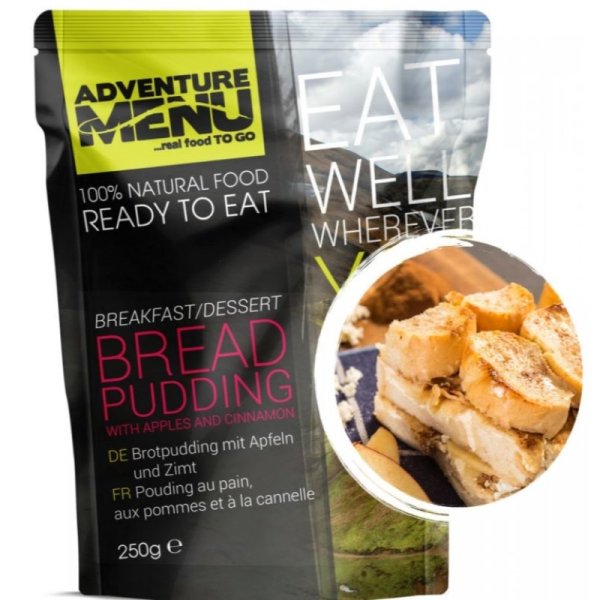 Adventure Menu | Bread pudding with apples and cinnamon | MRE | 250g