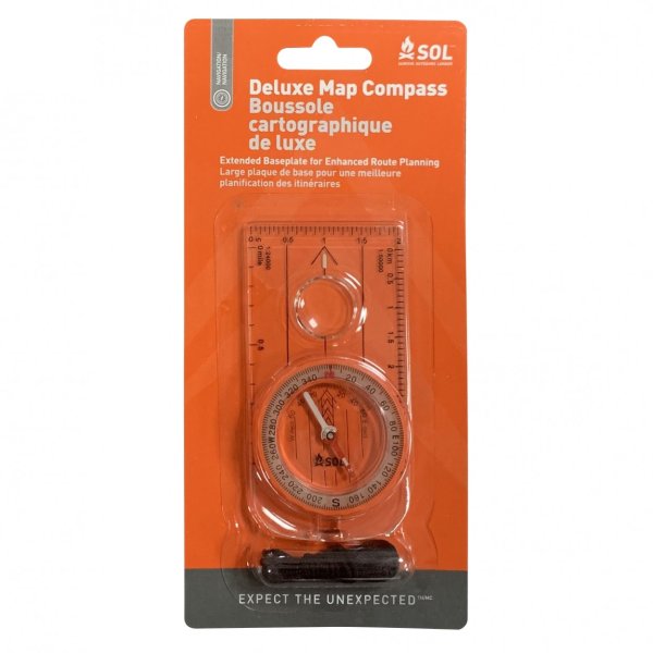 SOL Deluxe Map Compass