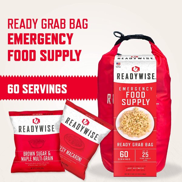 ReadyWise 60 Serving Drybag | Freeze dried food | Food Ration | 3360g