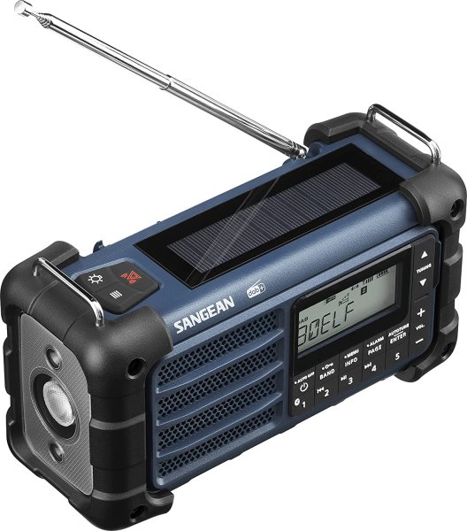 Sangean MMR99 DAB Blue | Handcranked radio with powerbank