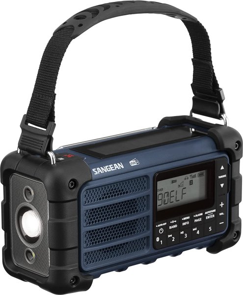 Sangean MMR99 DAB Blue | Handcranked radio with powerbank