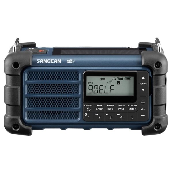 Sangean MMR99 DAB Blue | Handcranked radio with powerbank