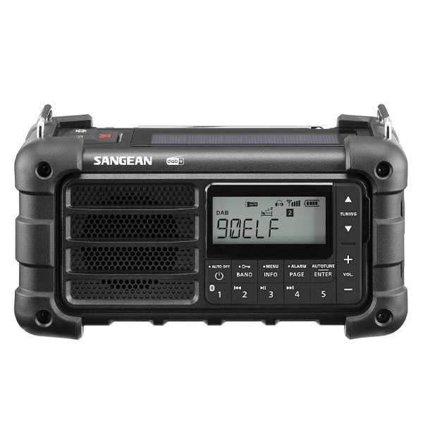 Sangean MMR99 DAB Black | Handkranked radio with powerbank