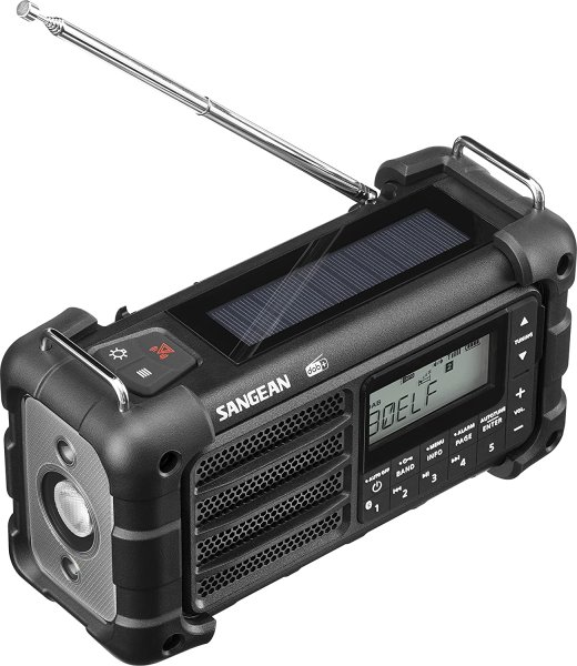 Sangean MMR99 DAB Black | Handkranked radio with powerbank