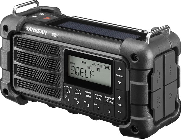 Sangean MMR99 DAB Black | Handkranked radio with powerbank