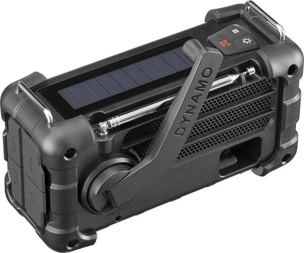 Sangean MMR99 DAB Black | Handkranked radio with powerbank