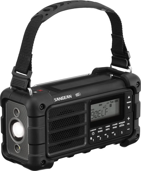 Sangean MMR99 DAB Black | Handkranked radio with powerbank