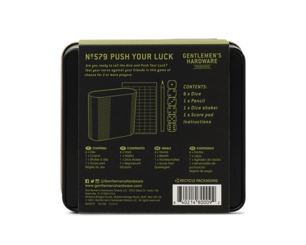 Gentlemens Hardware Dice Game