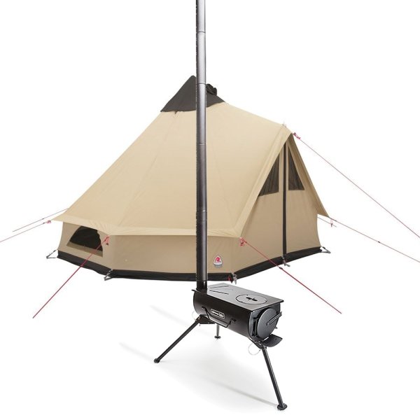 Robens Klondike Grande & Petromax Loki | Tent with Stove