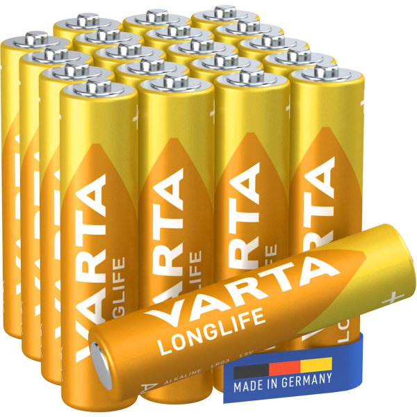 Varta Longlife AAA-battery 20-pack