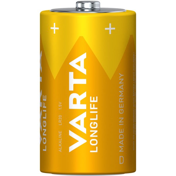 Varta Longlife D-battery 2-pack