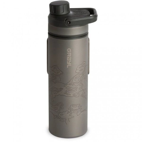 Grayl Ultrapress Purifier Titanium Covert Black | water filter