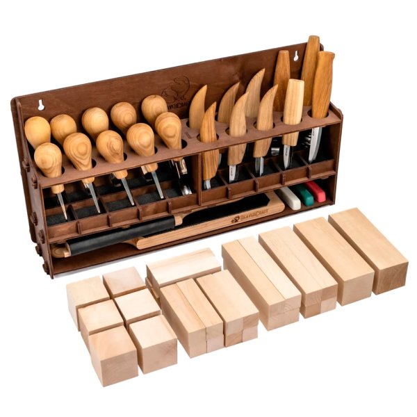 BeaverCraft Large Wood Carving Tool Set S57