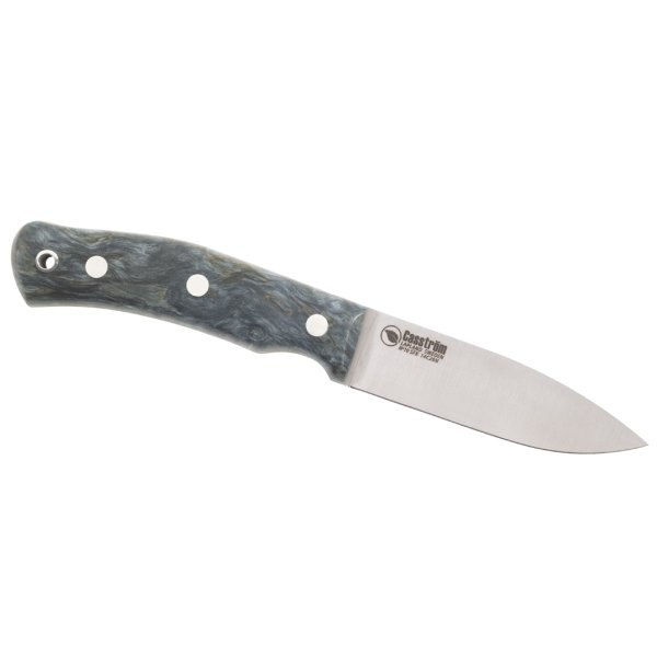 Casström No.10 Swedish Forest Knife, Stabilized masur Ocean, Stainless, Kydex