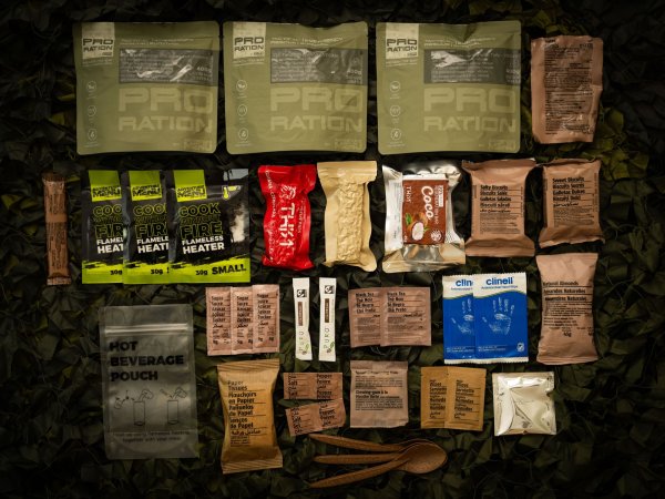 Pro Ration | Ultimate tactical ration Full-Day Menu Vegetarian | MRE | 1800g