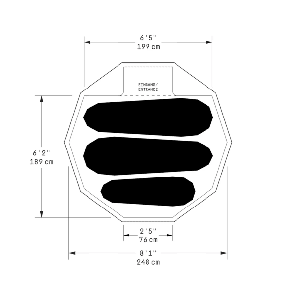 Home Planet The Cave Classic | Tent | 3 persons