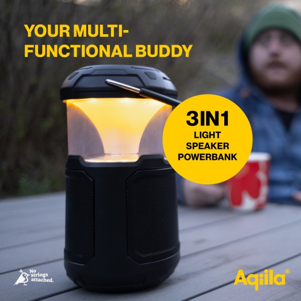 Aqiila Soundbird B10 | Speaker with lamp and Powerbank