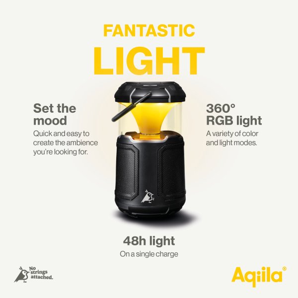 Aqiila Soundbird B10 | Speaker with lamp and Powerbank
