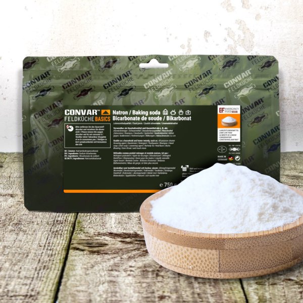 Convar Emergency Food | Basic Baking Powder | Freeze-dried food | 750g