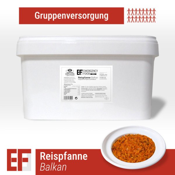 Convar Emergency Food | Rispanna Balkan | Freeze-dried food | Matranson | 4750g