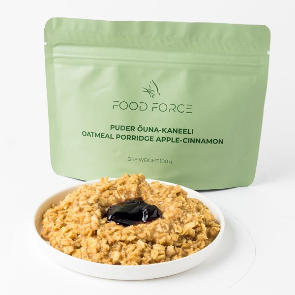 Food Force | Oatmeal Porridge Apple- Cinnamon | Freeze-dried food | 100g