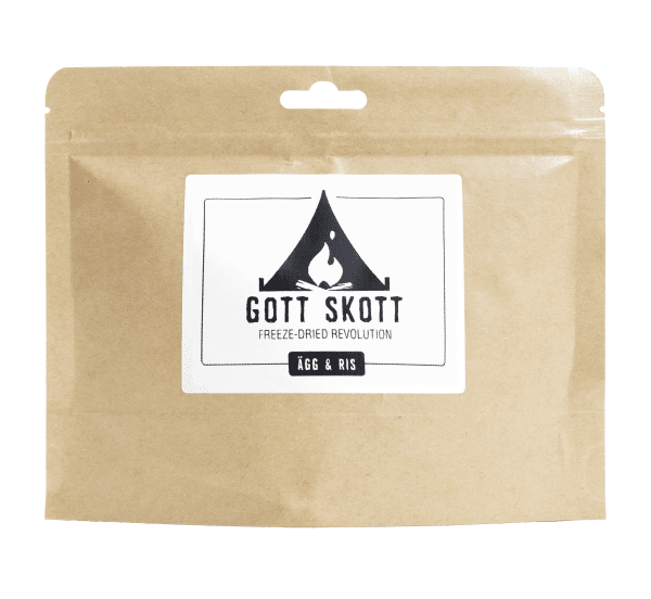 Gott Skott | Eggs and Rice Freeze Dried | Outdoor Food | 110g