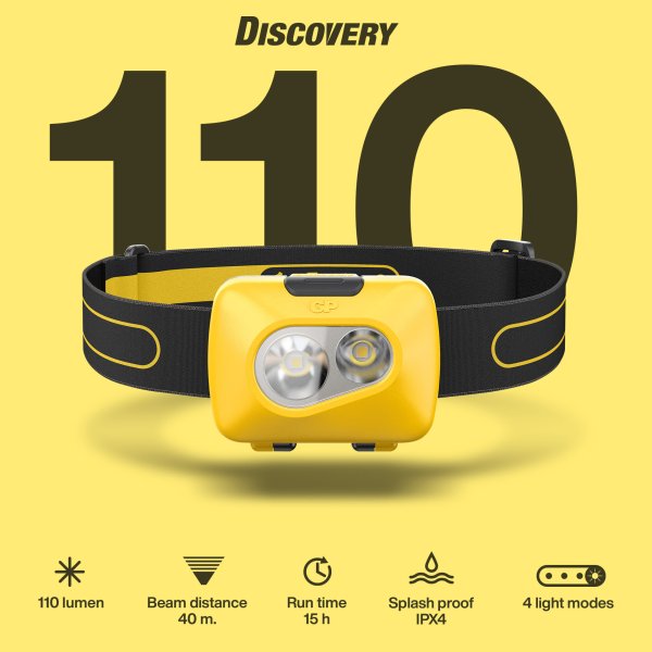 GP Discovery CH42 | Headlamp | 110 lm