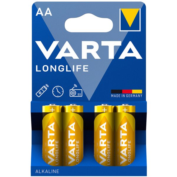 Varta Longlife AA battery 4-pack