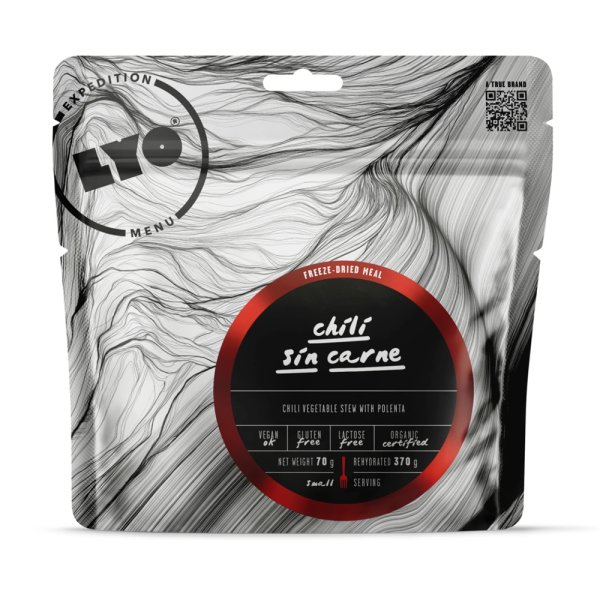 LyoFood | Organic Chili Sin Carne | Freeze-dried food | 70g
