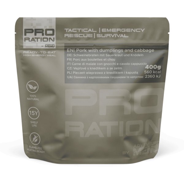 Pro Ration | Pork With Dumplings And Cabbage | MRE | 400g