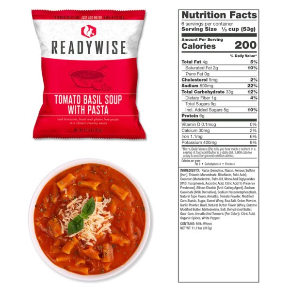 ReadyWise 28 Serving Drybag | Freeze-dried food | 1149g