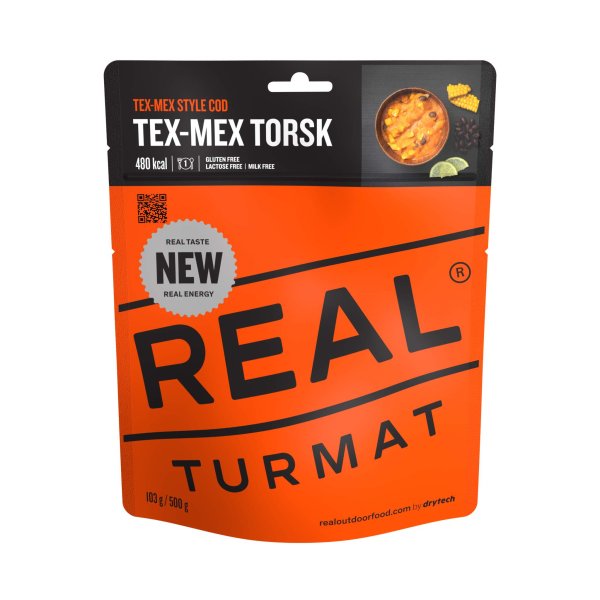 Real Turmat | Tex-Mex Cod | Freeze-dried food | 103g